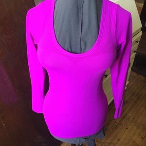 Fabletics Delta seamless athletic top in purple